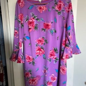 Laundry Shelli Segal Bell Sleeved Shift Dress